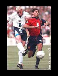 Paul Gascoigne Italia 90 Euro 96 Wembley