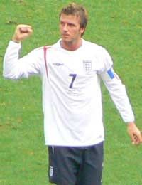 David Beckham Becks England 94 Caps